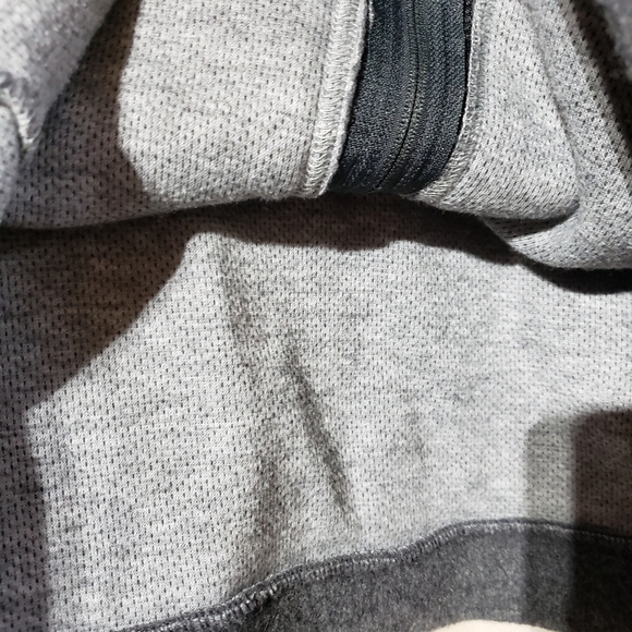 vintage MEC Grey Wool Fleece blend Zip Up Hoodie Sweater Jacket Womens Medium - Picture 8 of 10